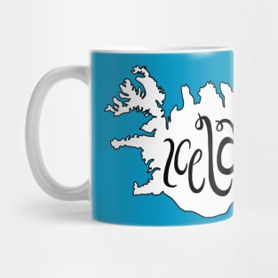 Iceland Outline Mug